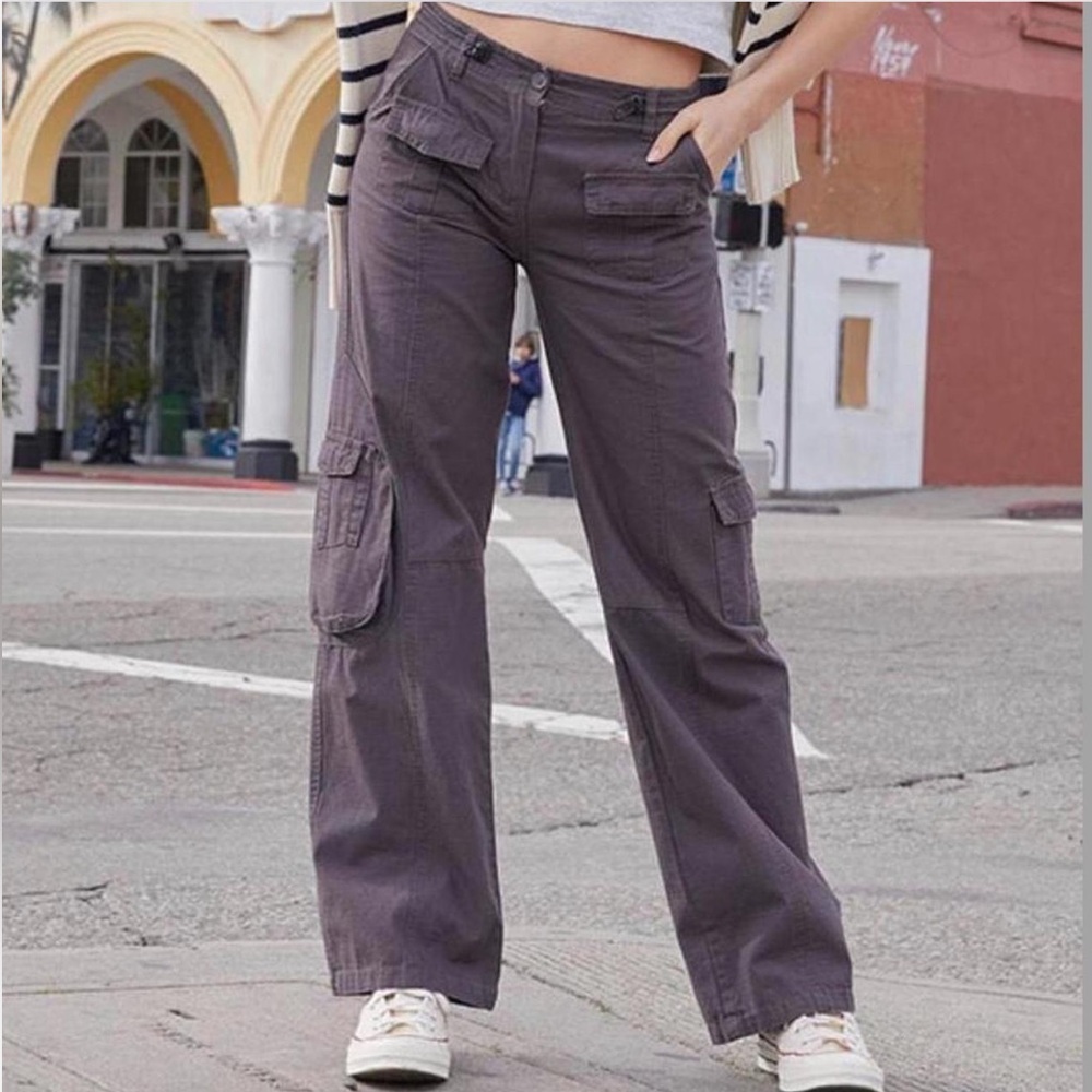 Brandy Melville Grey Cargos